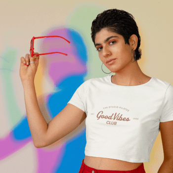 The Studio Short Sleeve Relaxed Crop - Image 3